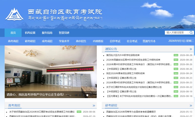 2026年西藏艺术统考合格分数线
